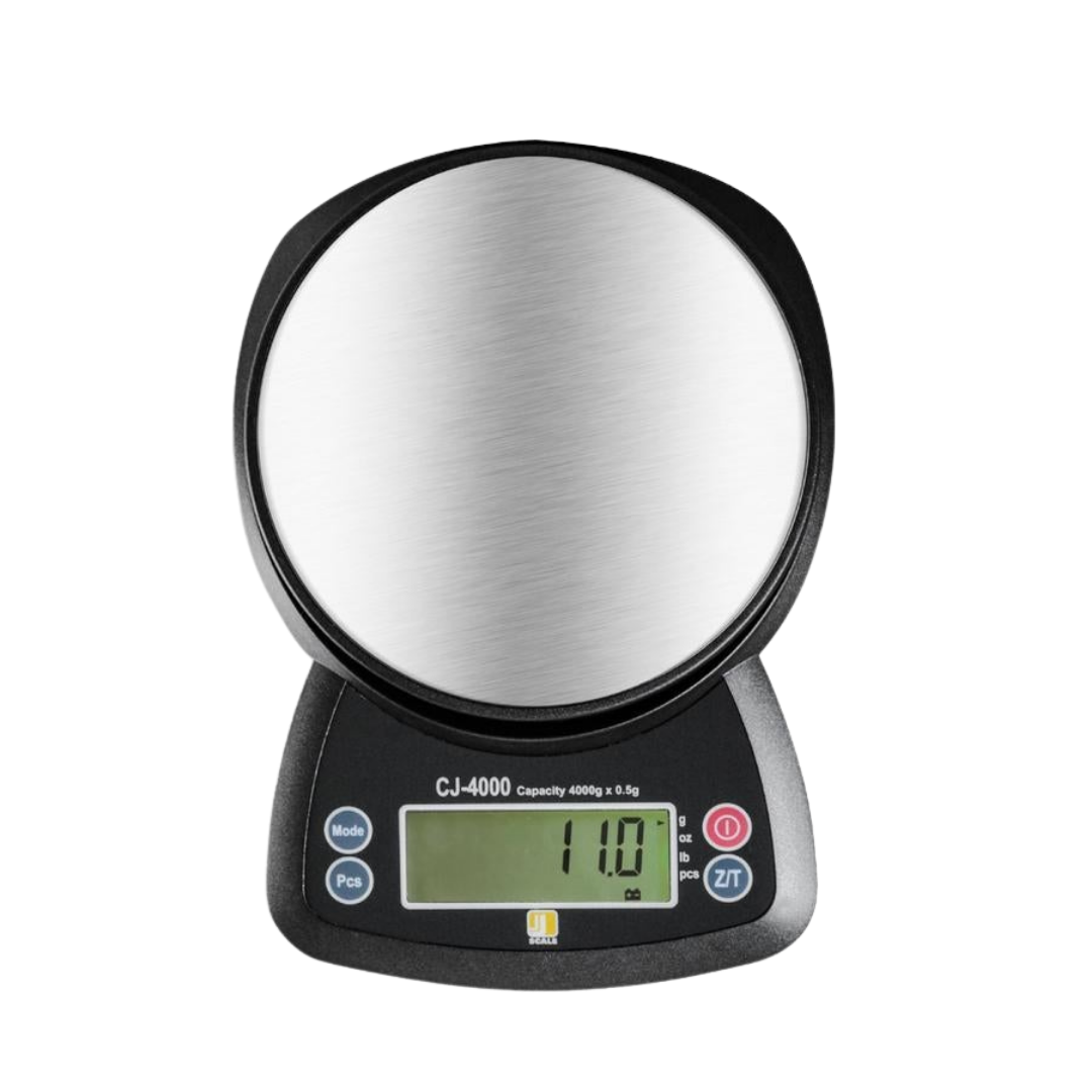 Roasted Coffee Beans Bowl Digital Kitchen Scale Scales Displaying