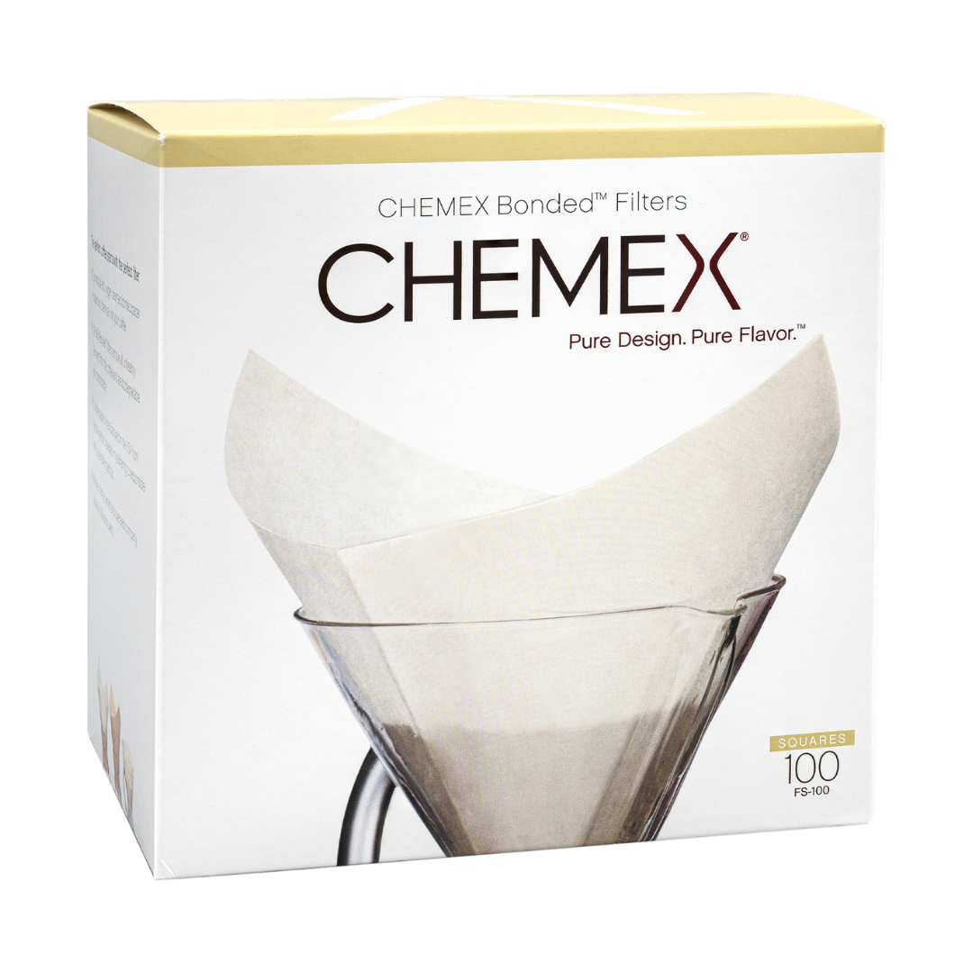 Front, Chemex Bonded Filters 100/pack. No background,