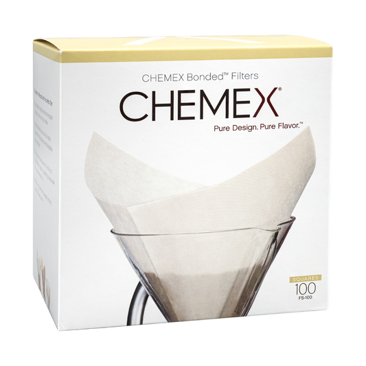 Front, Chemex Bonded Filters 100/pack. No background,