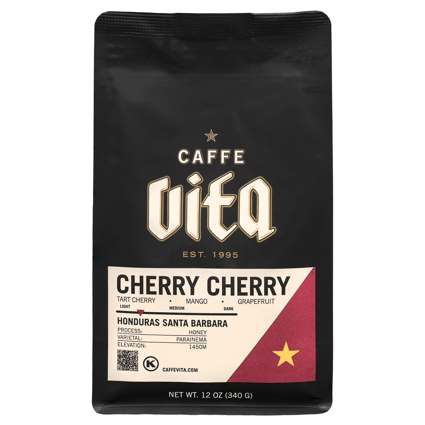 12oz bag Cherry Cherry front, no background. 