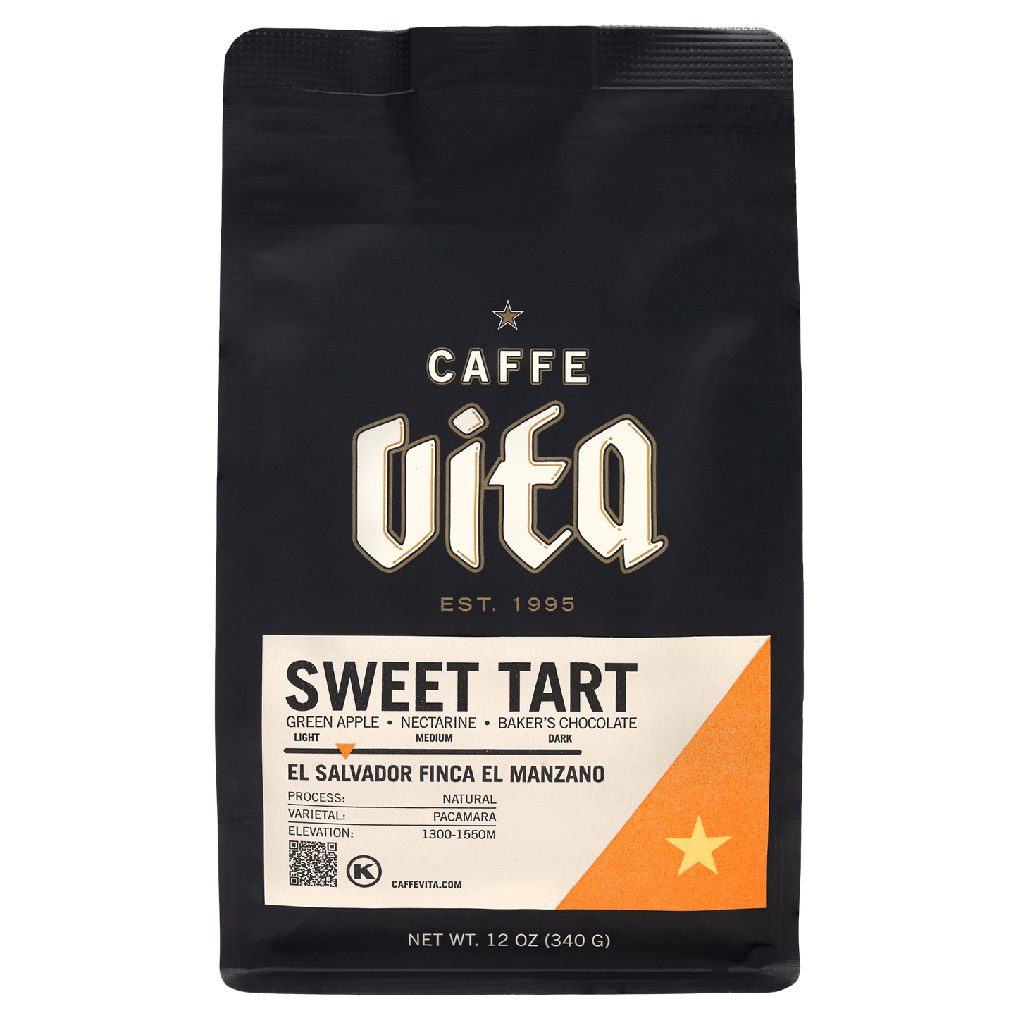 12oz bag of Sweet Tart, front, no background.